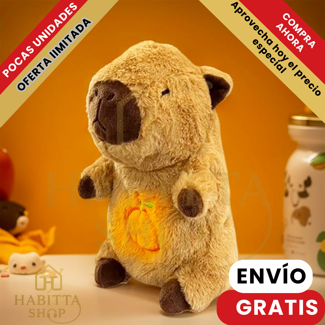 CapyBreath X – Peluche Capibara con Respiración y Música – Compra ahora